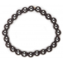 Bracelet de perles en hématite (8mm)