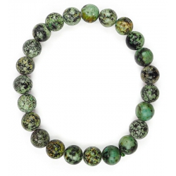 Bracelet perles Turquoise 8mm