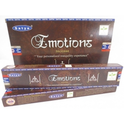 12 pakjes "Emotions" wierook (Satya) 15 gram