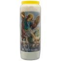 Novena candle Saint Michael