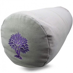 Bolster canvas Yoga Tree gray