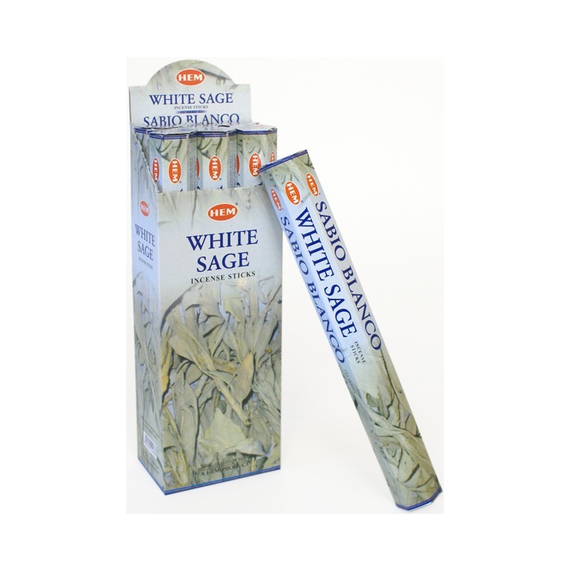 6 packs of White sage incense (him)