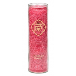 Chakra scented candle in glass - 1st Chakra (Muladhara)
