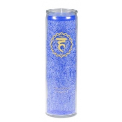 Chakra scented candle in glass - 5th Chakra (Vishudda)
