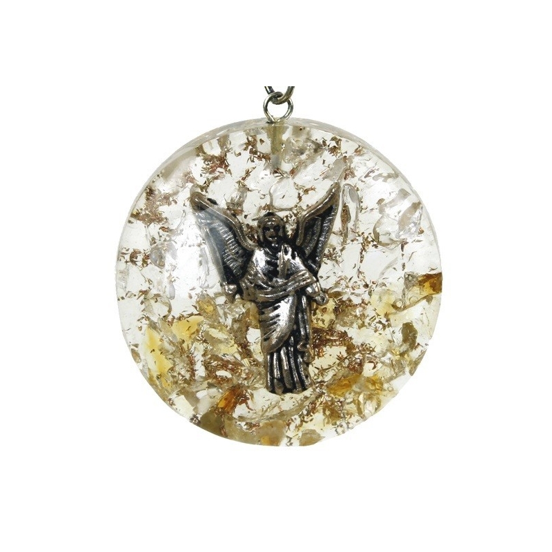 Pendentif en orgonite, archange Uriel