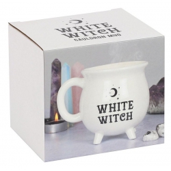 Mug chaudron de sorcière (blanc) White Witch