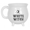 Witch's cauldron mug (white) White Witch