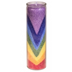 Rainbow valley scented candle in glass (100 hours)