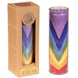 Bougie parfumée Rainbow Valley en verre (100 heures)