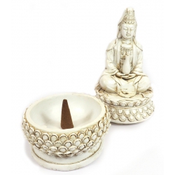 Brûle encens Kwan Yin (blanc)