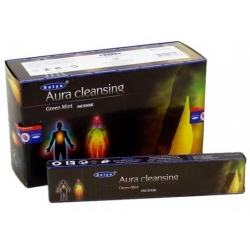 Aura Cleansing Green Mint incense 15gr (Satya)