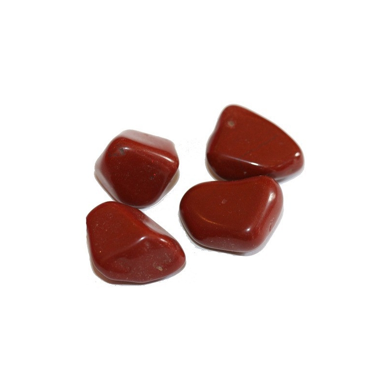 Rode Jaspis trommelsteen 15-20mm