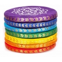 Coussins Bol chantant 7 Chakras 14,5 cm