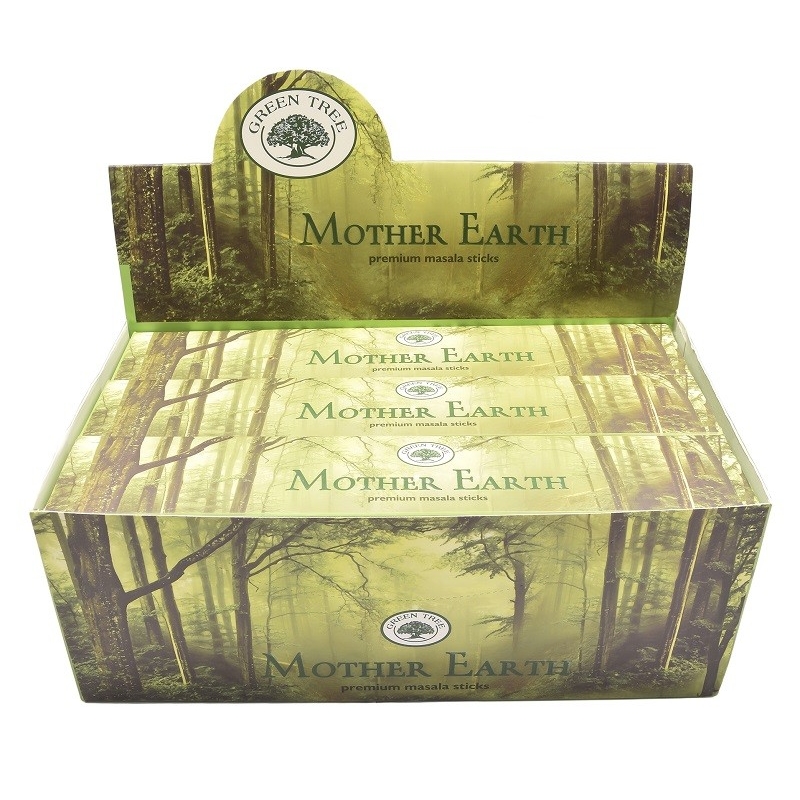 12 packs Mother Earth incense (Green tree)