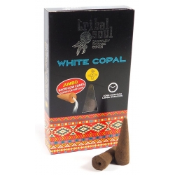 Tribal Soul White Copal backflow incense cones