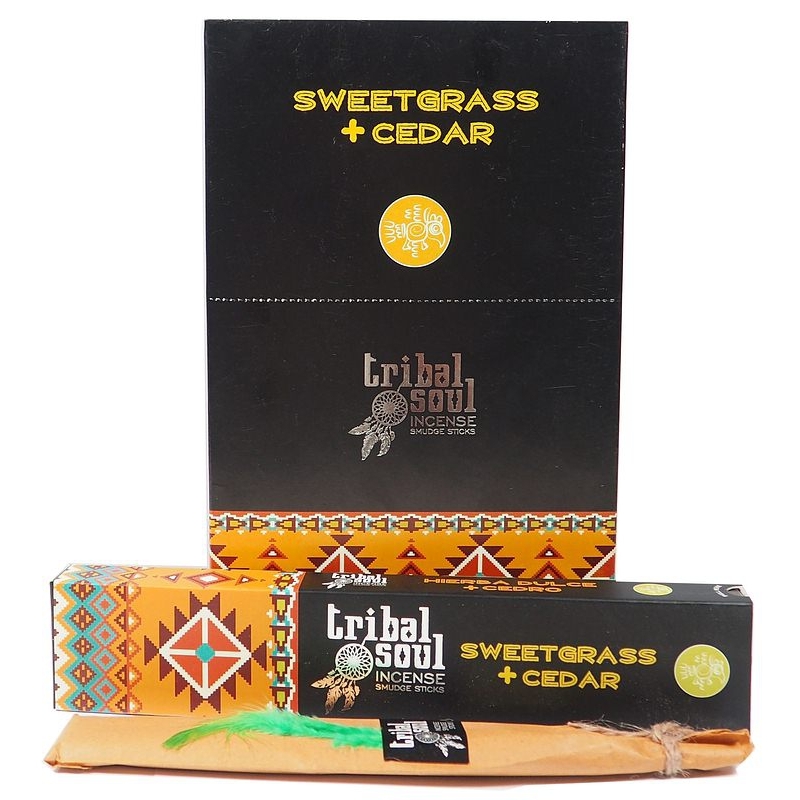 12 packs Sweetgrass & Cedar (Tribal Soul)