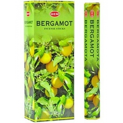 6 pakjes Bergamot wierook (HEM)