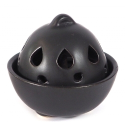 Kegel-Weihrauchbrenner Keramik (schwarz)
