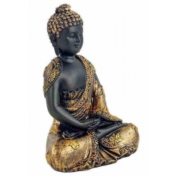 Meditatie Boeddha antieke finish