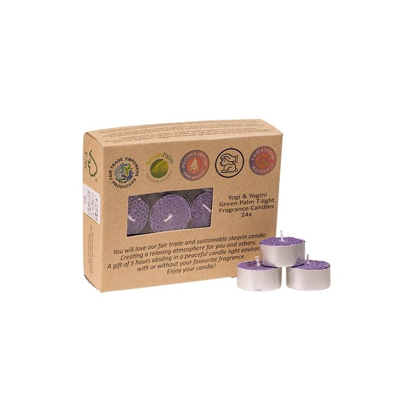 Bougies chauffe plat lavande (Fair Trade)