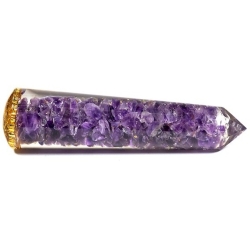 Orgonit Massagestab Sahasrara Amethyst