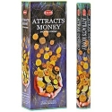 Encens HEM Attracts Money (6 paquets)