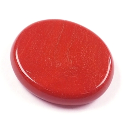 Red Jasper flat stone 35mm