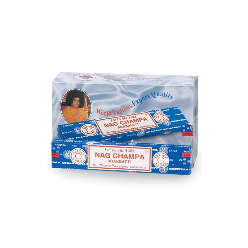 12 paquets d'encens Original Nag Champa (Satya Sai Baba)