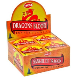 Dragon Blood cone incense (HEM)