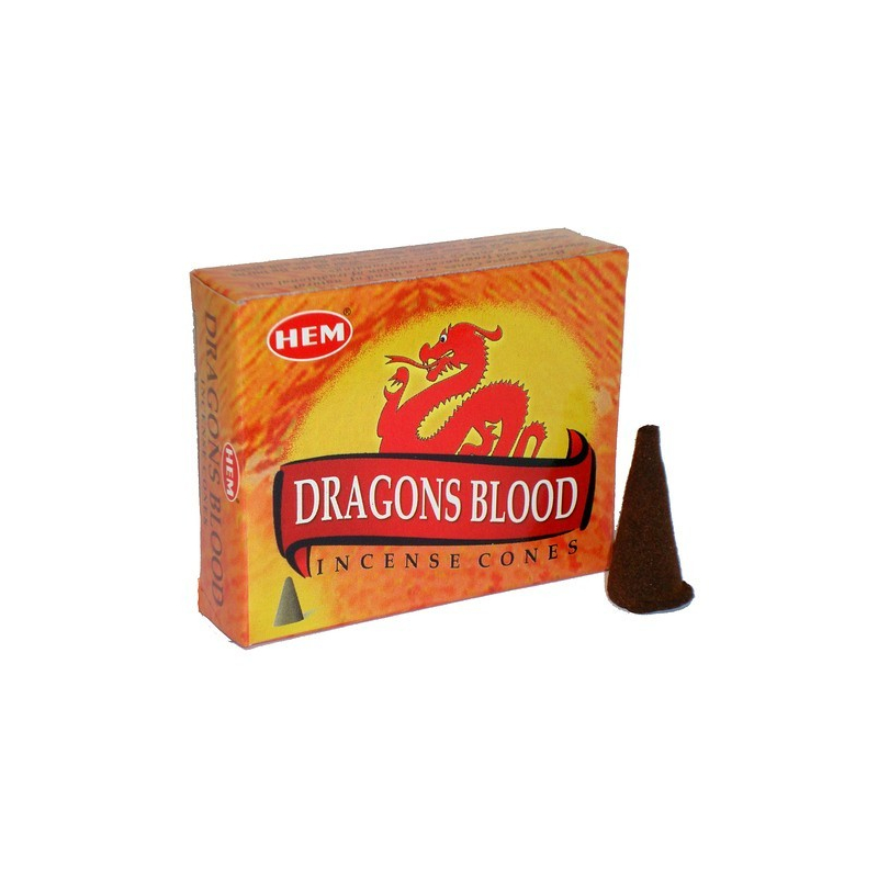 Dragon Blood cone incense (HEM)