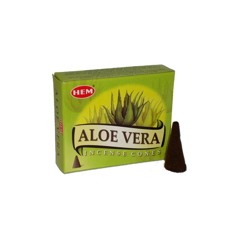 Encens à l'Aloe Vera cône (HEM) 