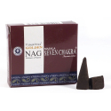 Golden Nag Seven Chakra cone incense