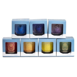 Set 7 Archangels candles with chakras