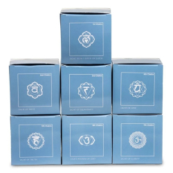 Set 7 Archangels candles with chakras