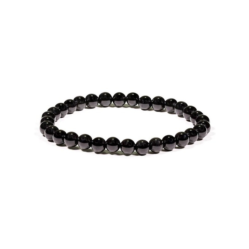 Black Tourmaline bead bracelet (5mm)