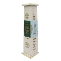 Incense holder standing white Tree of Life