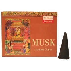 Musk cone incense (Darshan)
