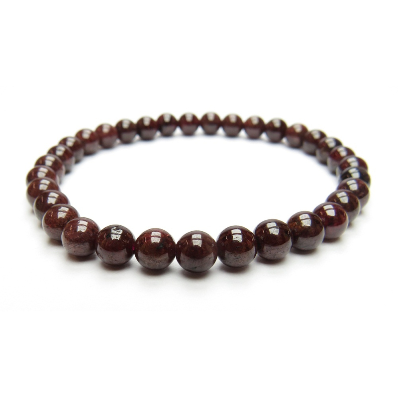 Garnet bracelet 6mm