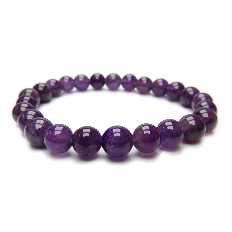 Amethyst bracelet 8mm