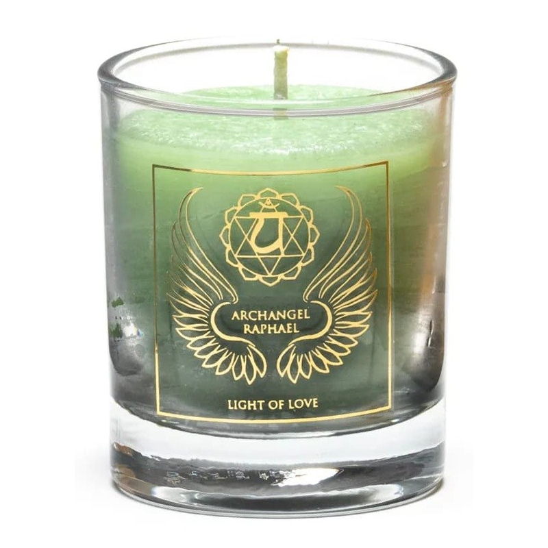 Archangel Rafael chakra 4 scented candle