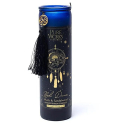 Boho Dreams manifestation candle in glass with tassel (80 hours)