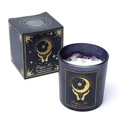 Bougie de manifestation Purifying Moon en verre (20 heures)