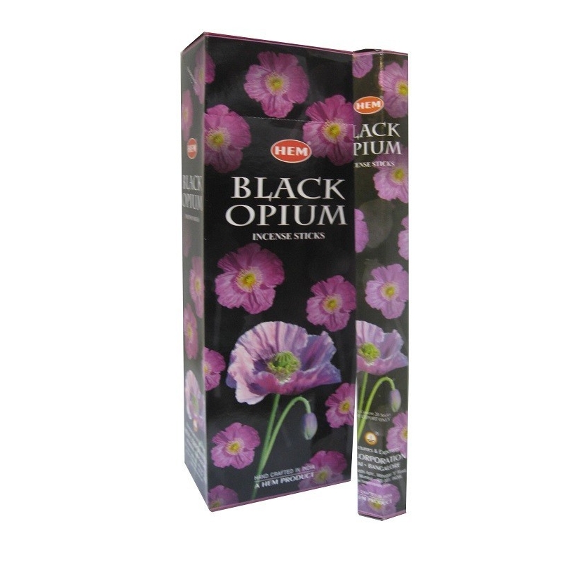 6 pakjes Black Opium wierook (HEM)