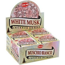 White Musk cone incense (HEM) 