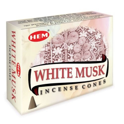 White Musk kegelwierook (HEM)