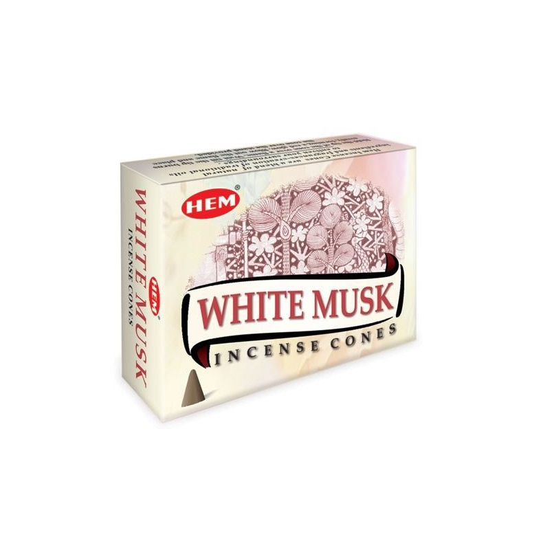 White Musk cone incense (HEM) 