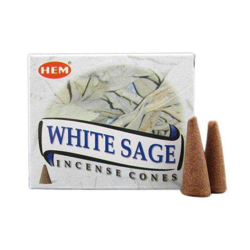 White Sage cone incense (HEM)