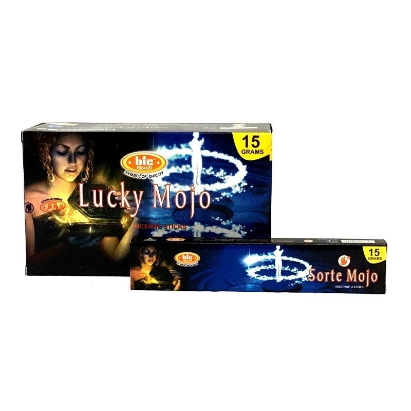 12 pakjes Lucky Mojo wierook (BIC)