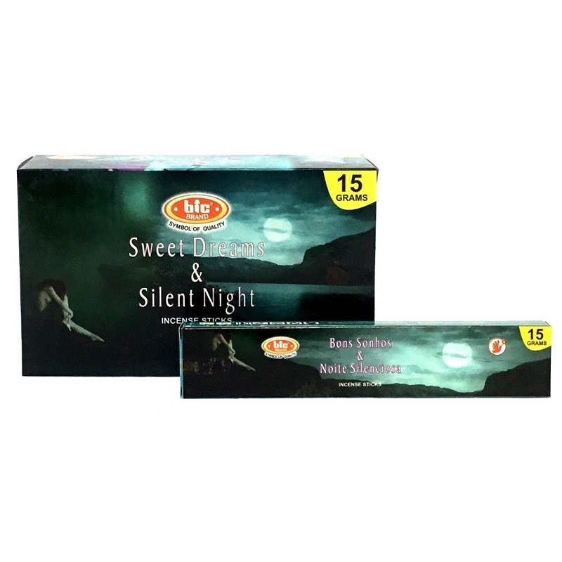 12 pakjes Sweet Dream & Silent Night wierook (BIC)