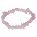 bracelet de pierres précieuses - quartz rose